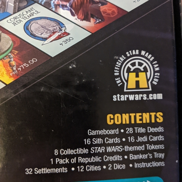 Vintage Monopoly Star Wars Saga Edition 2005 Parker Brothers Board Game - Picture 5 of 8